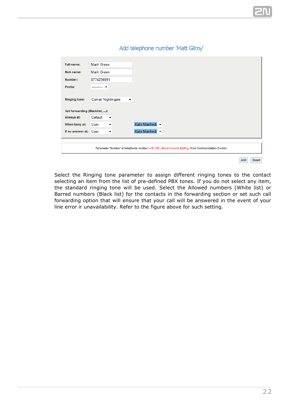 2N NetStar Assistant manual User Manual | Page 22 / 91