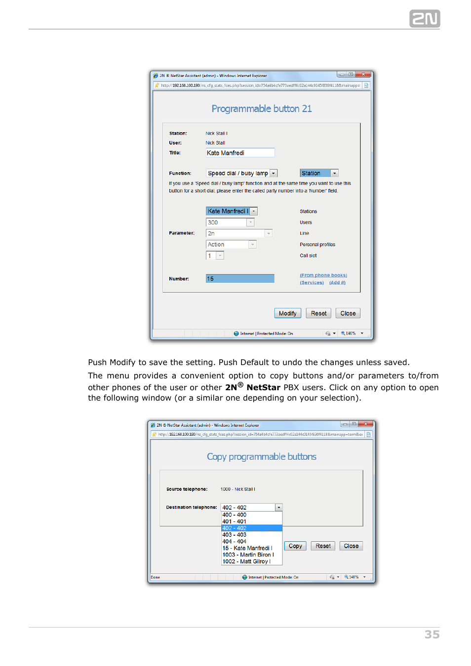 2N NetStar Assistant manual User Manual | Page 35 / 91