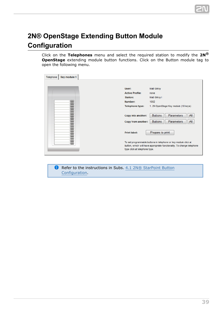 2N NetStar Assistant manual User Manual | Page 39 / 91