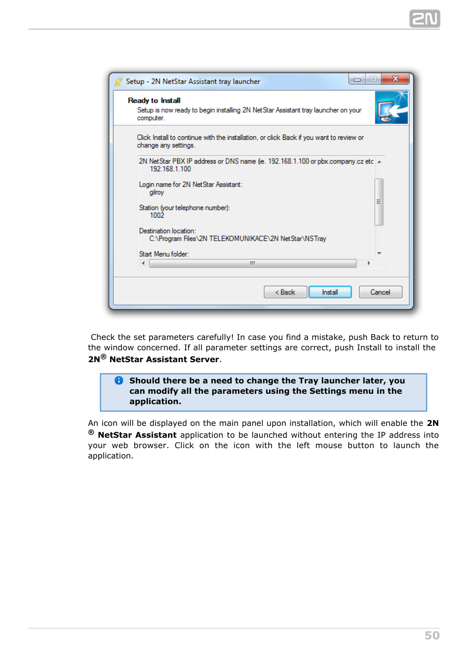 2N NetStar Assistant manual User Manual | Page 50 / 91