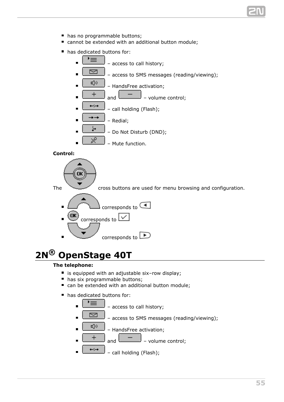 2n openstage 40t | 2N StarPoint manual User Manual | Page 55 / 60