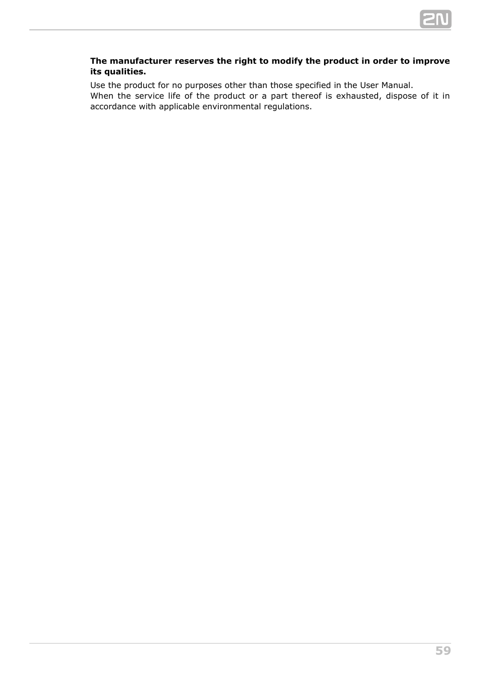 2N StarPoint manual User Manual | Page 59 / 60