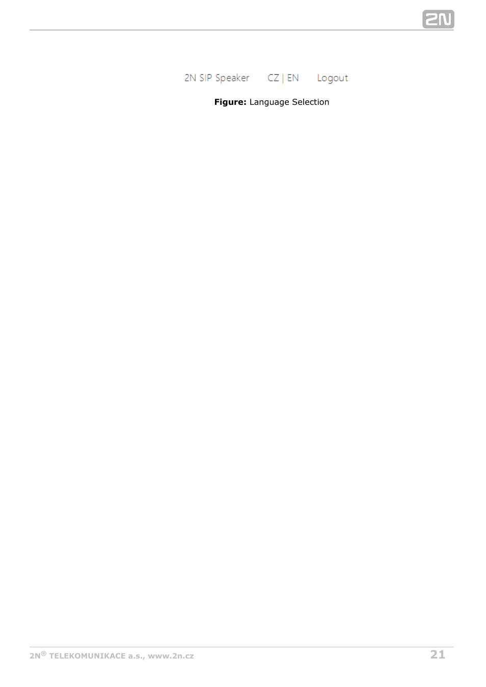 2N SIP Speaker Installation v2.1 User Manual | Page 21 / 36