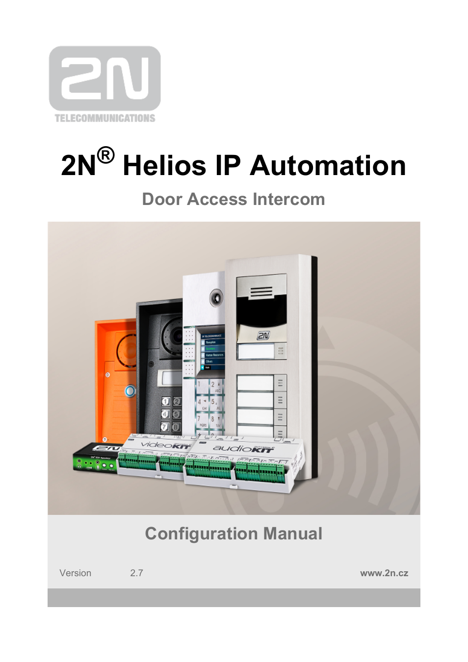 2N Helios IP Automation Manual v2.7 User Manual | 44 pages