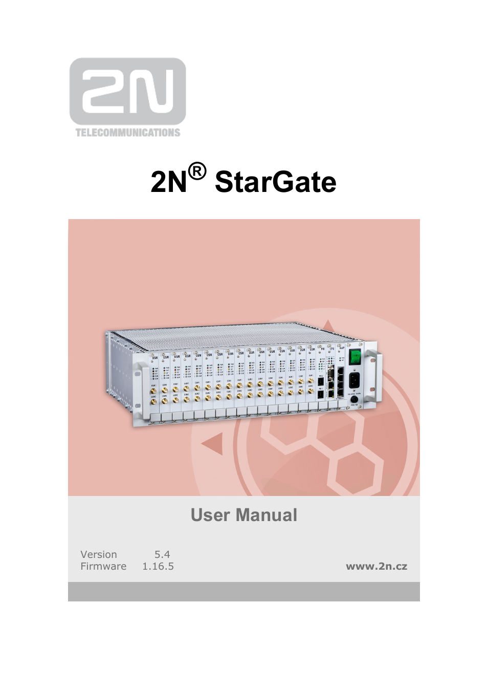 2N StarGate/BlueTower v5.4 User Manual | 194 pages