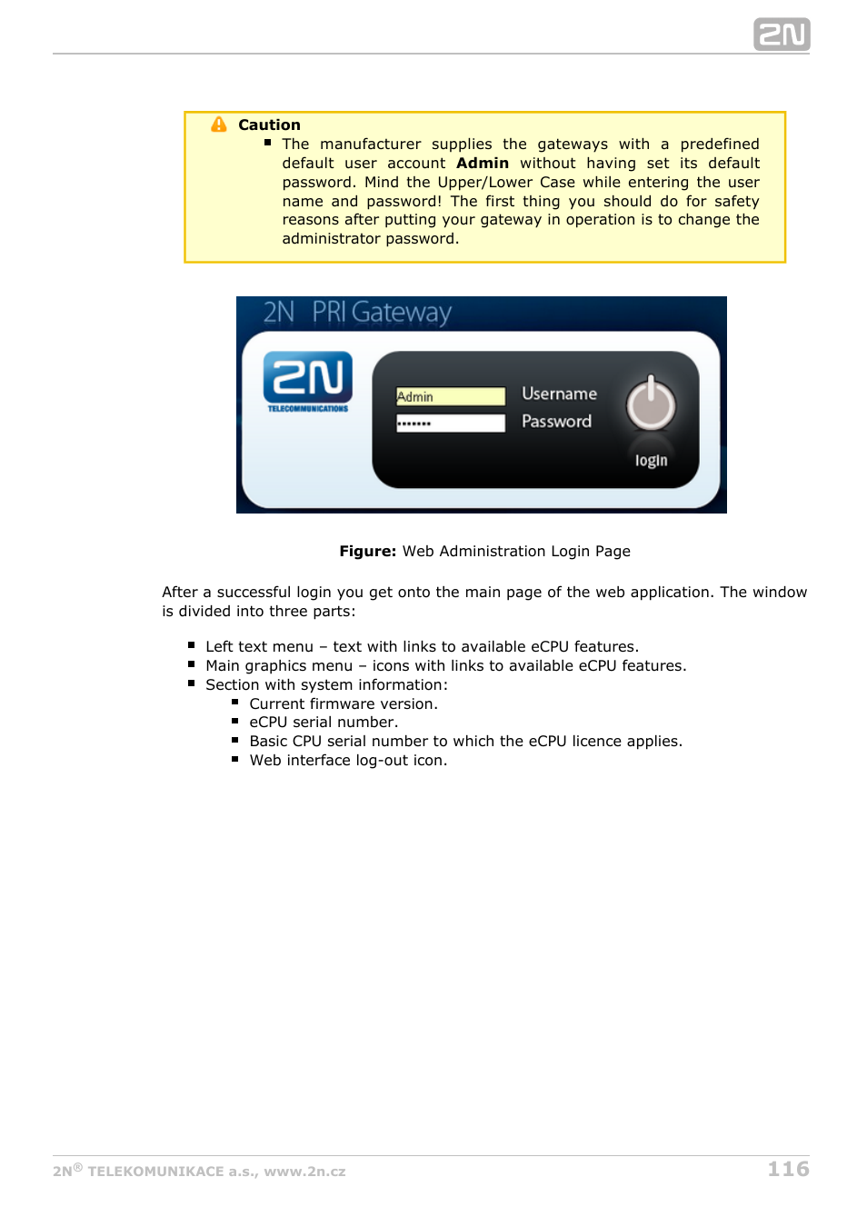 2N StarGate/BlueTower v5.4 User Manual | Page 116 / 194