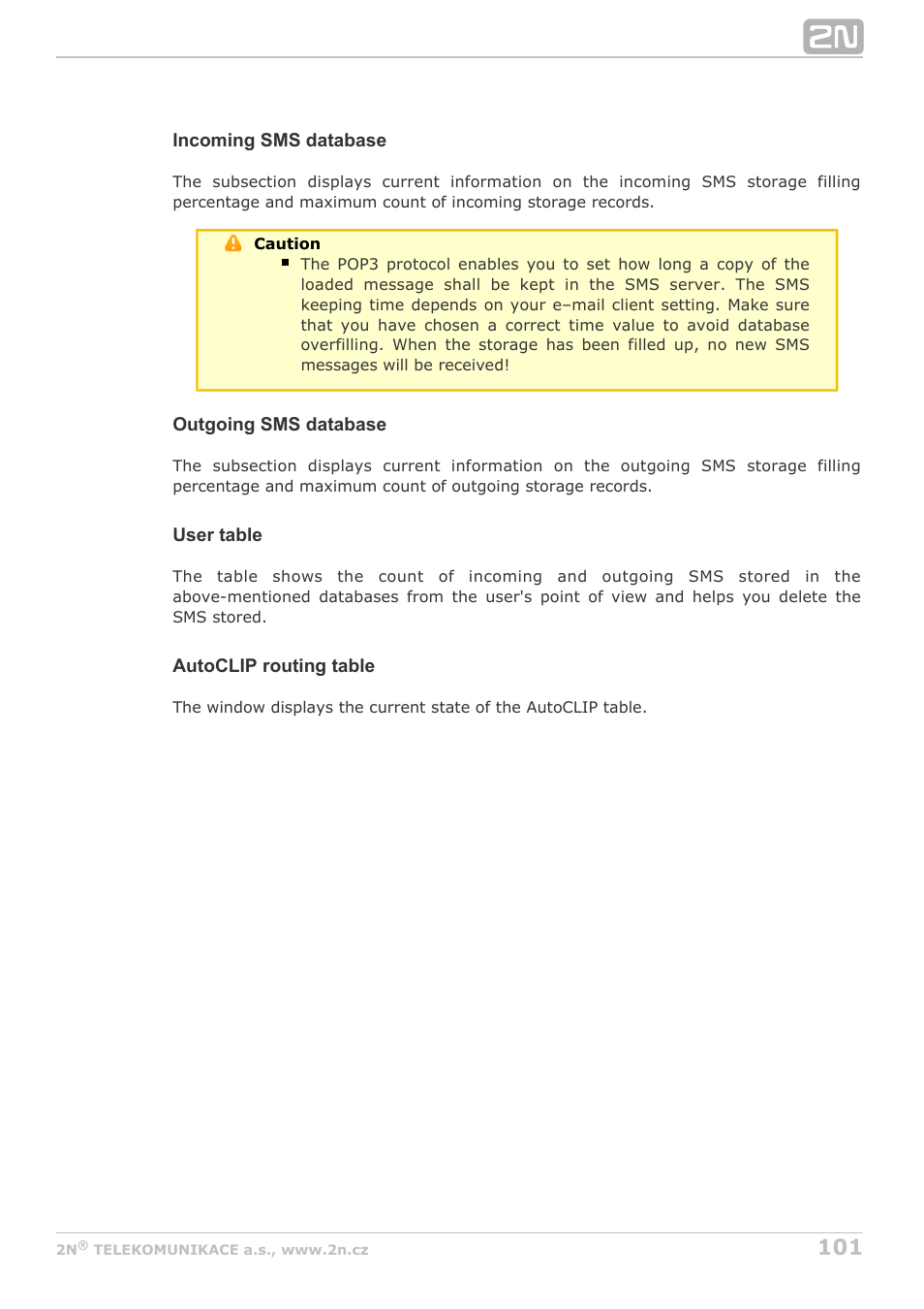 2N StarGate/BlueTower v5.3 User Manual | Page 101 / 192