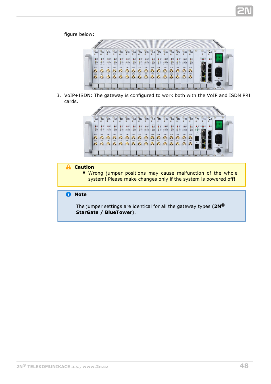 2N StarGate/BlueTower v5.3 User Manual | Page 48 / 192