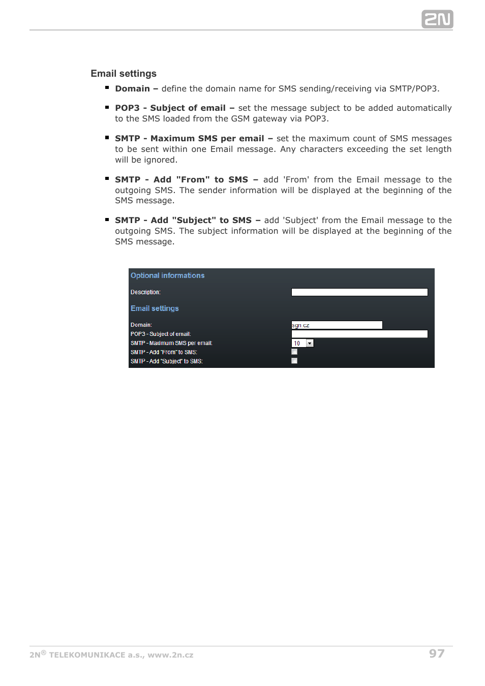 2N StarGate/BlueTower v5.3 User Manual | Page 97 / 192