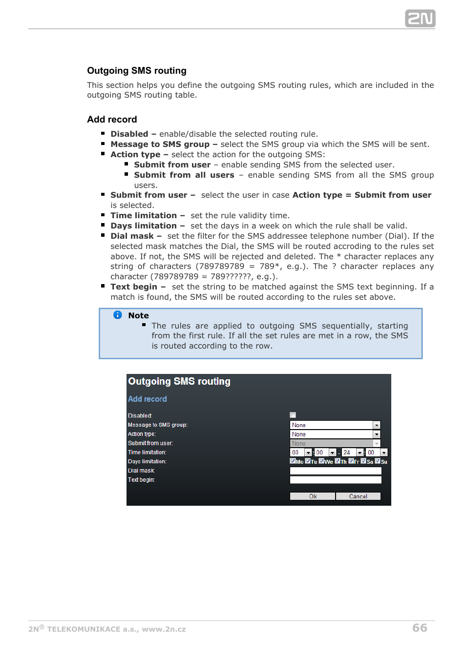 2N VoiceBlue Next v3.4 User Manual | Page 66 / 112