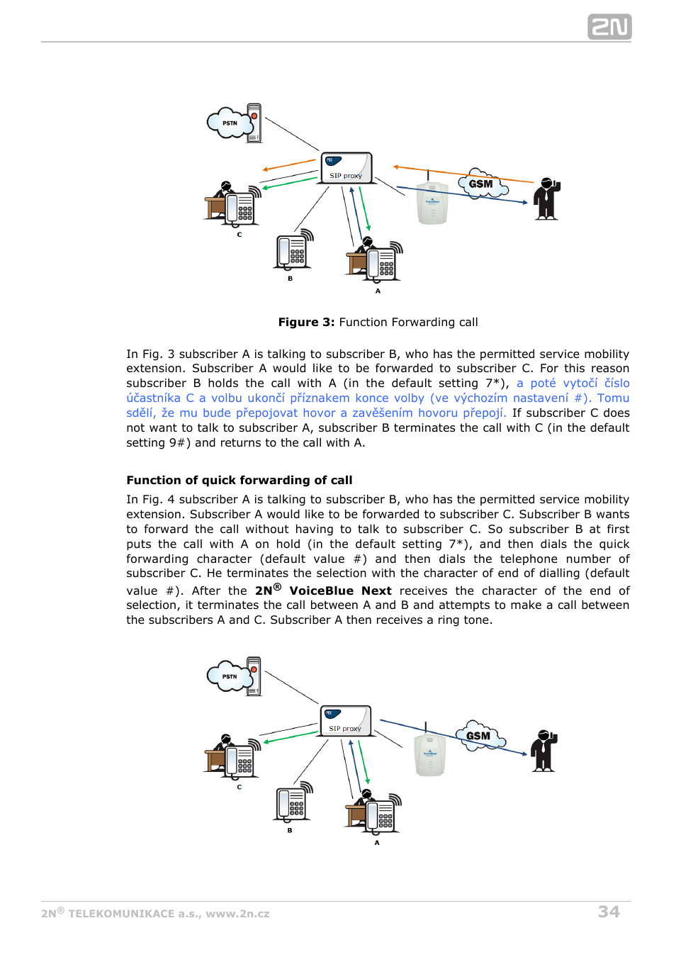 2N VoiceBlue Next v3.2 User Manual | Page 34 / 108