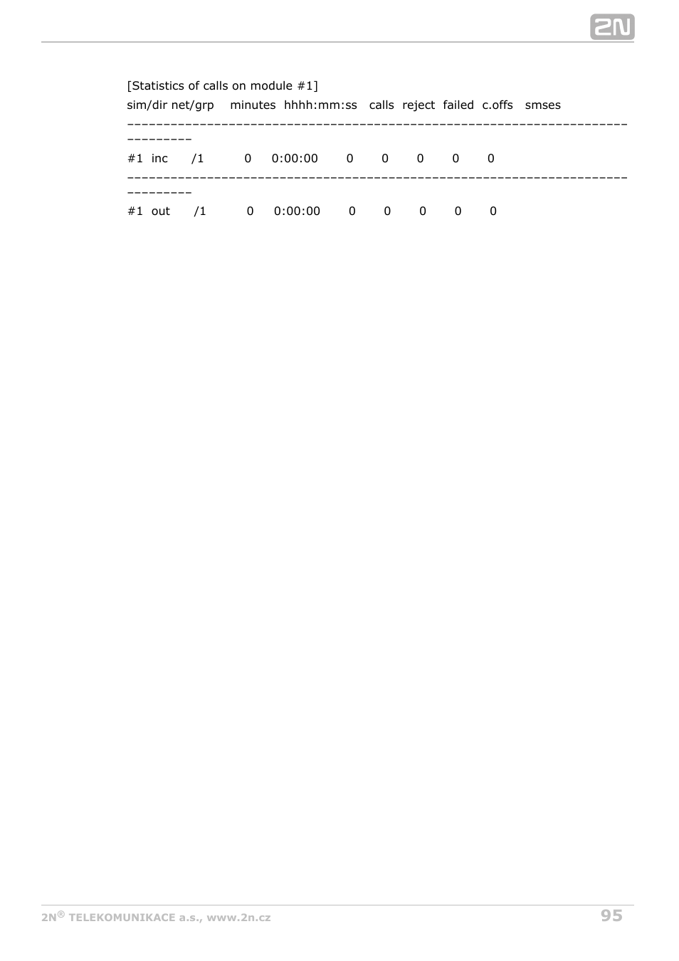 2N VoiceBlue Next v3.2 User Manual | Page 95 / 108