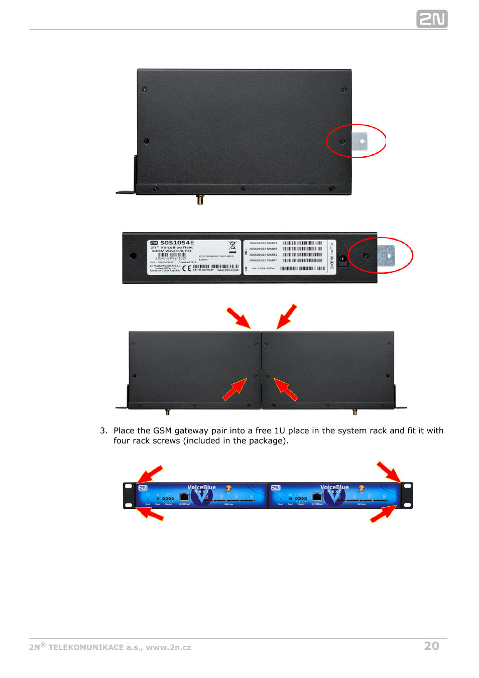 2N VoiceBlue Next v3.1 User Manual | Page 20 / 92