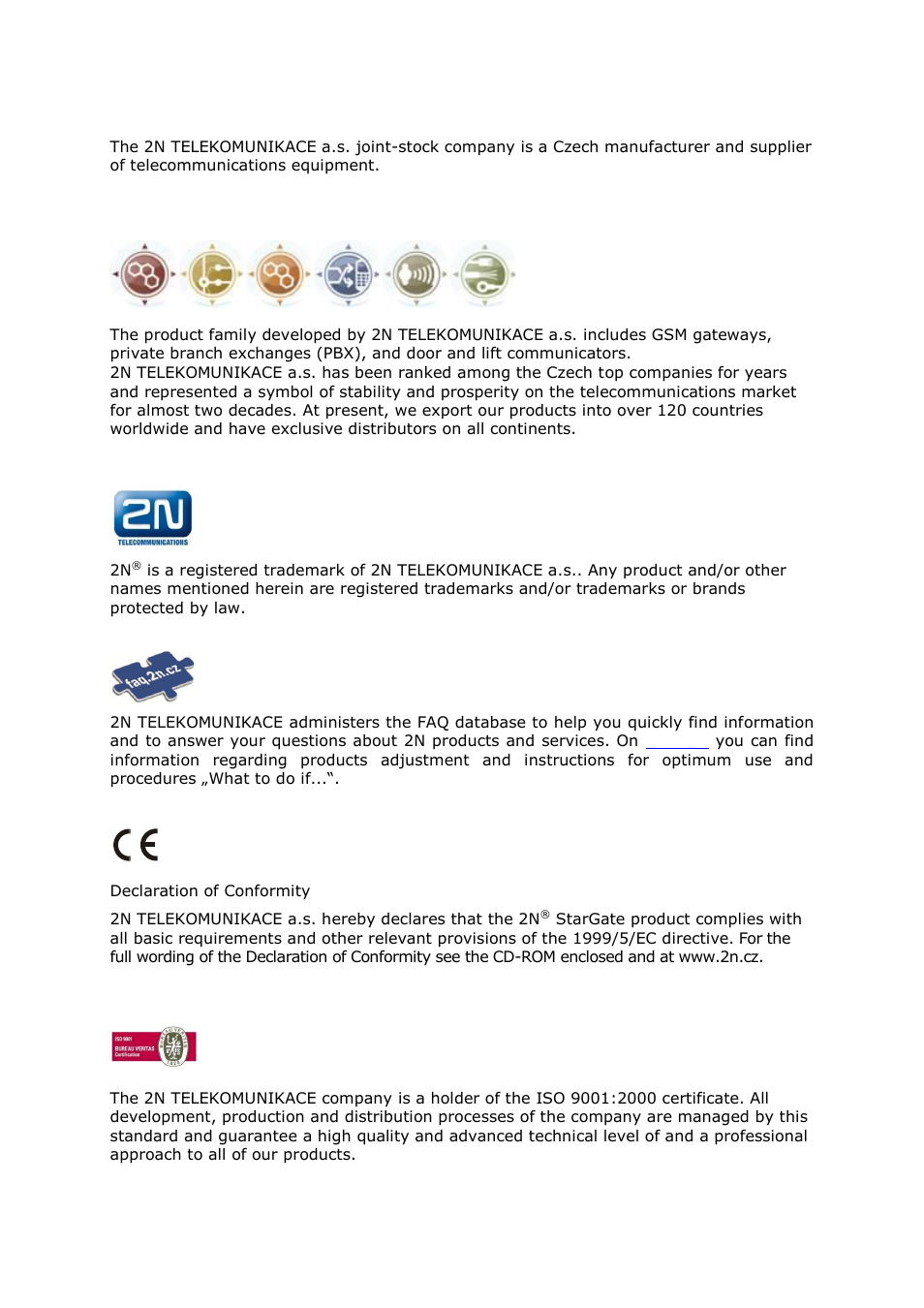 2N VoiceBlue Next v3.0 User Manual | Page 2 / 96