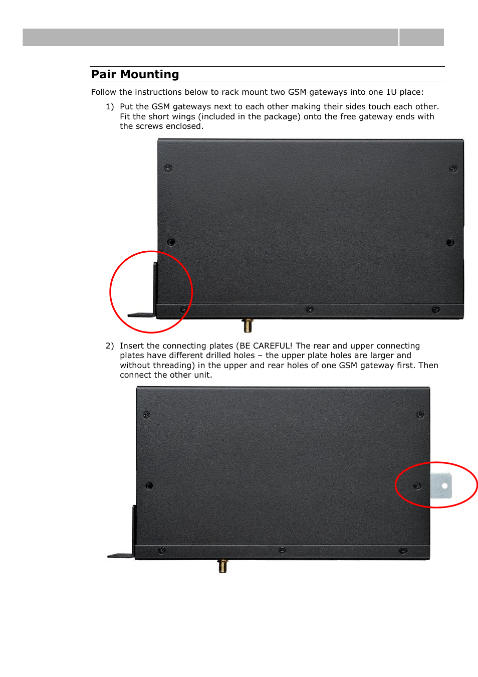 Brief installation guide 2.3, 24 pair mounting | 2N VoiceBlue Next v3.0 User Manual | Page 24 / 96