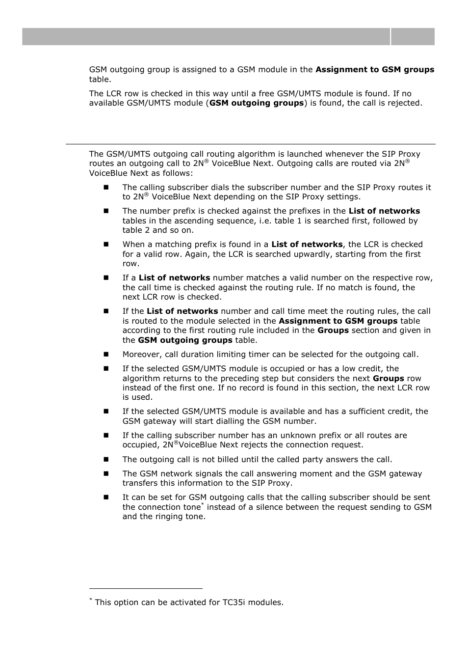 Routing algorithm for outgoing calls, Call routing 3.3 | 2N VoiceBlue Next v3.0 User Manual | Page 41 / 96