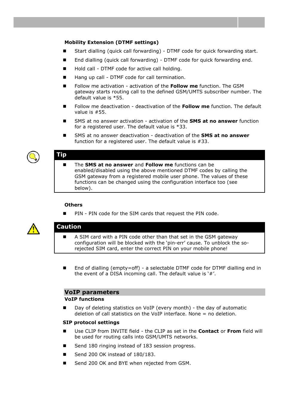 Web configuration interface 3.4 | 2N VoiceBlue Next v3.0 User Manual | Page 51 / 96