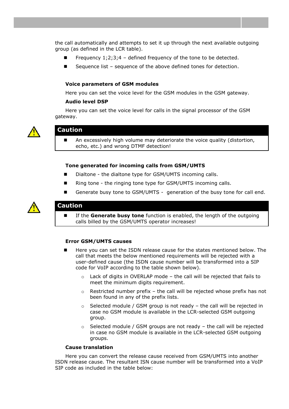 Web configuration interface 3.4 | 2N VoiceBlue Next v3.0 User Manual | Page 54 / 96