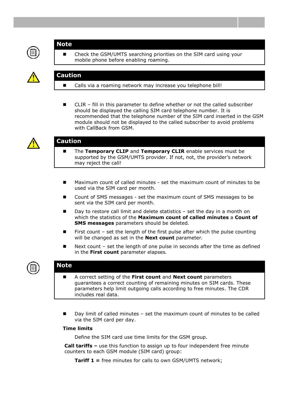 Web configuration interface 3.4 | 2N VoiceBlue Next v3.0 User Manual | Page 58 / 96