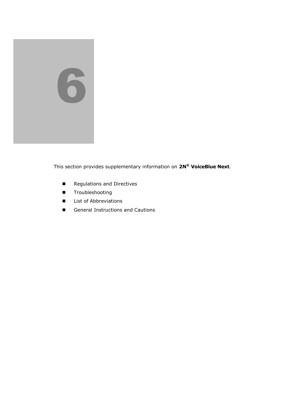 Supplementary information | 2N VoiceBlue Next v3.0 User Manual | Page 89 / 96