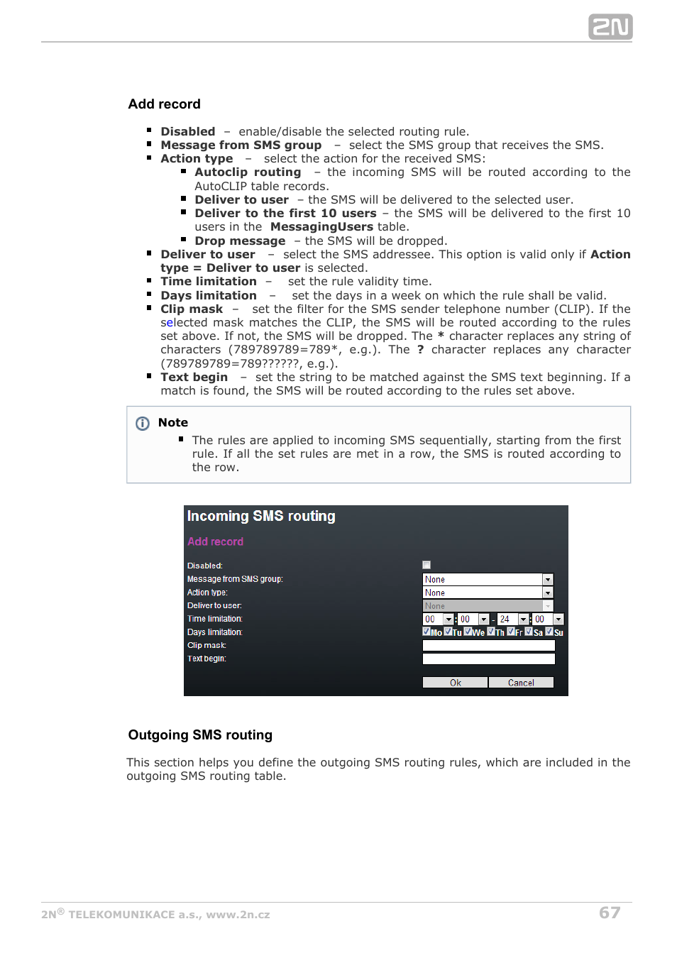 2N VoiceBlue MAX v1.4 User Manual | Page 67 / 109