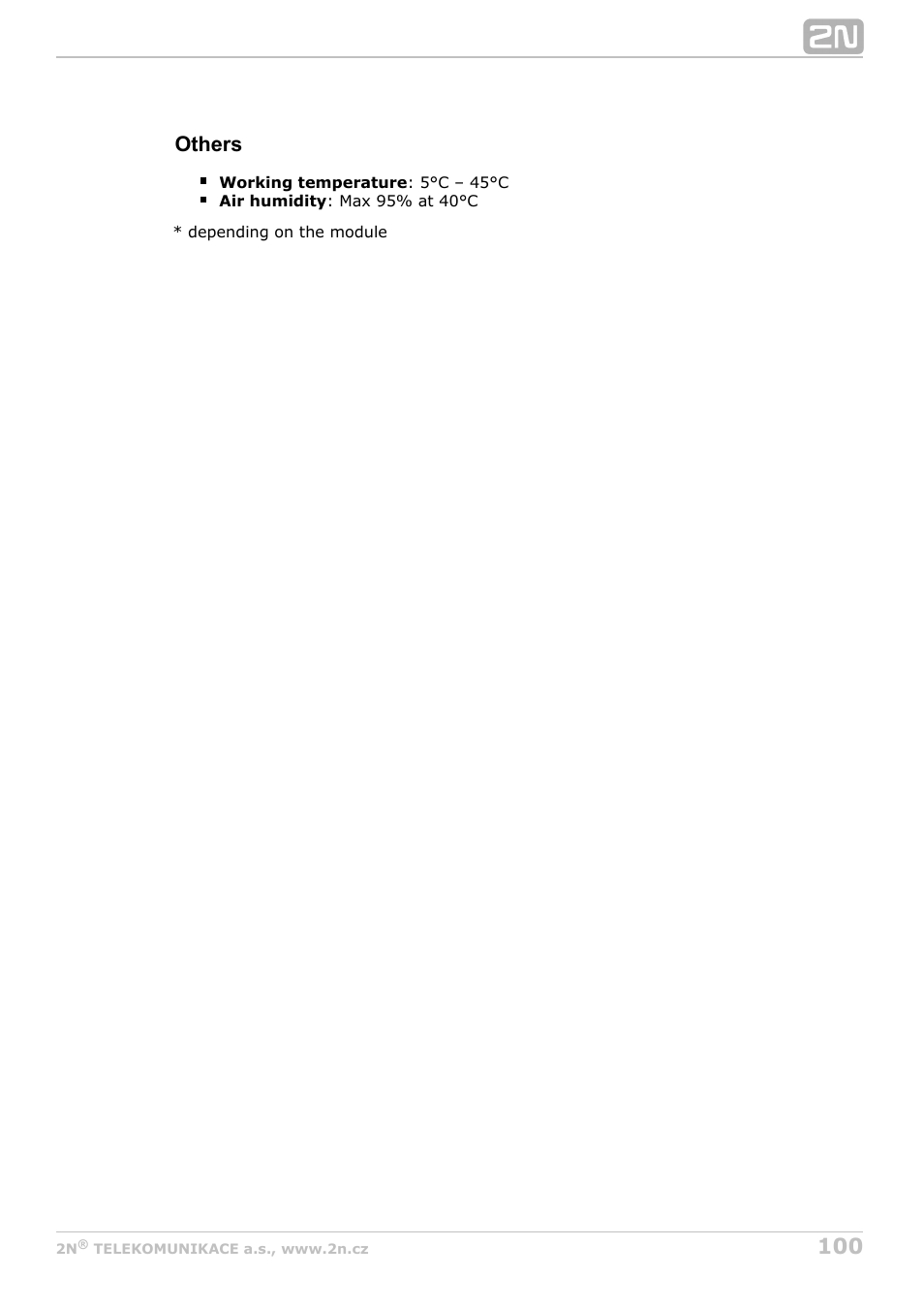 Others | 2N VoiceBlue MAX v1.3 User Manual | Page 100 / 107