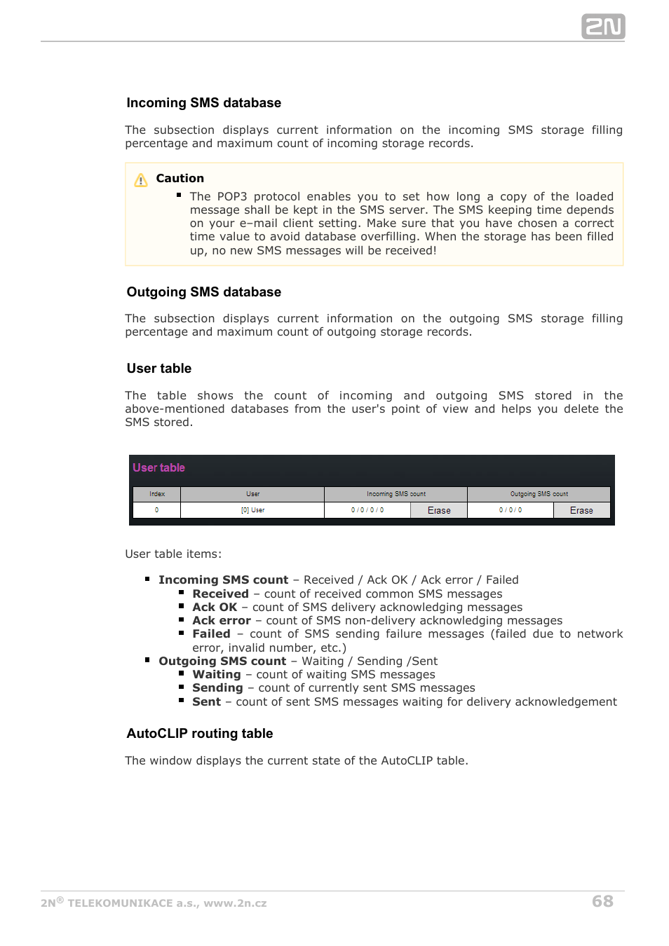 2N VoiceBlue MAX v1.3 User Manual | Page 68 / 107