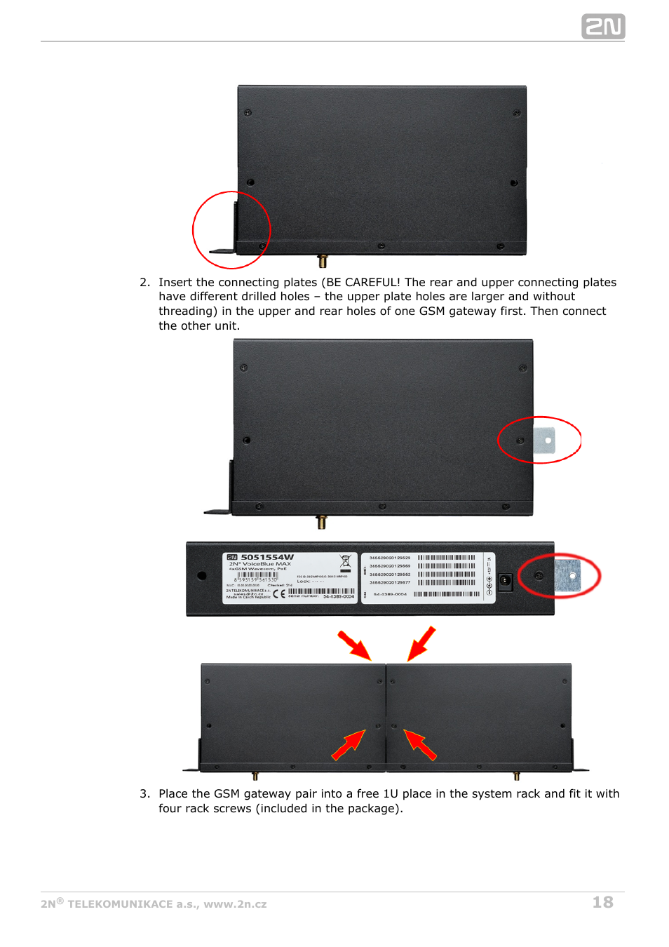 2N VoiceBlue MAX v1.0 User Manual | Page 18 / 89