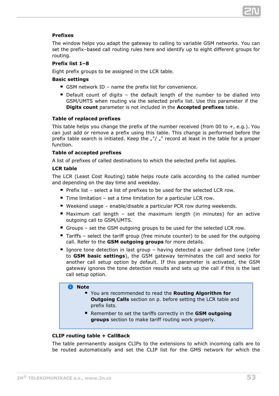 2N VoiceBlue MAX v1.0 User Manual | Page 53 / 89
