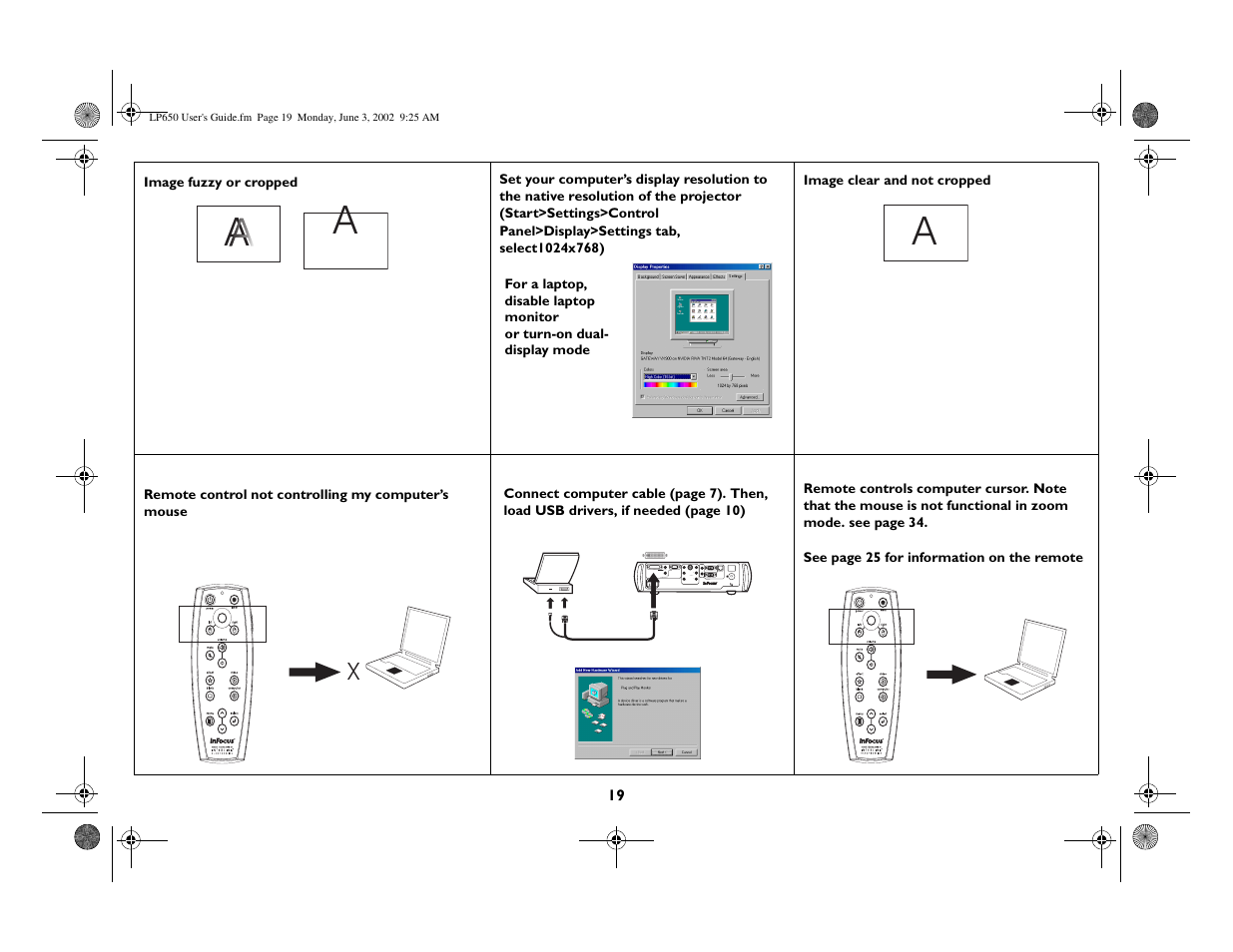 InFocus LP 650 User Manual | Page 20 / 47