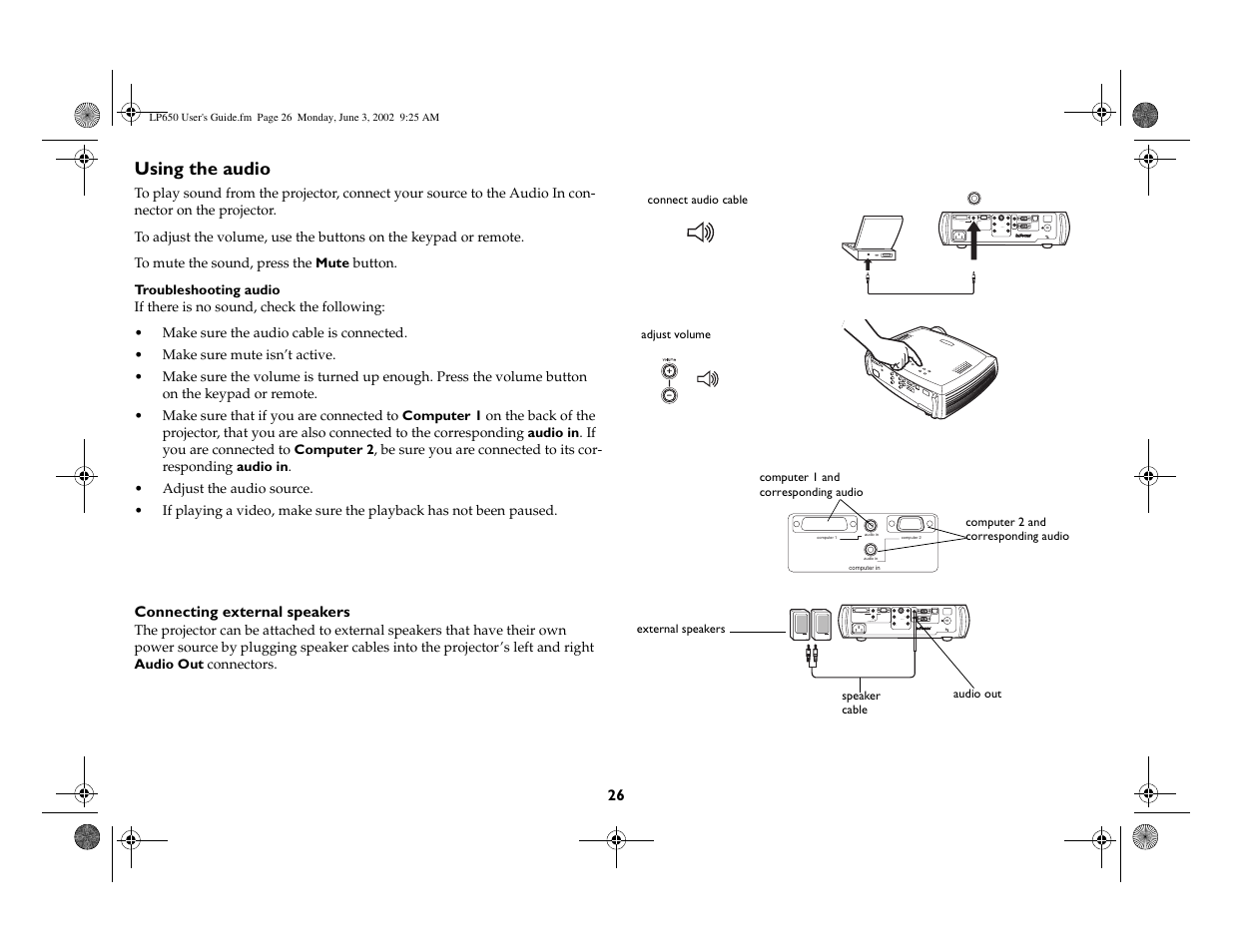 InFocus LP 650 User Manual | Page 27 / 47