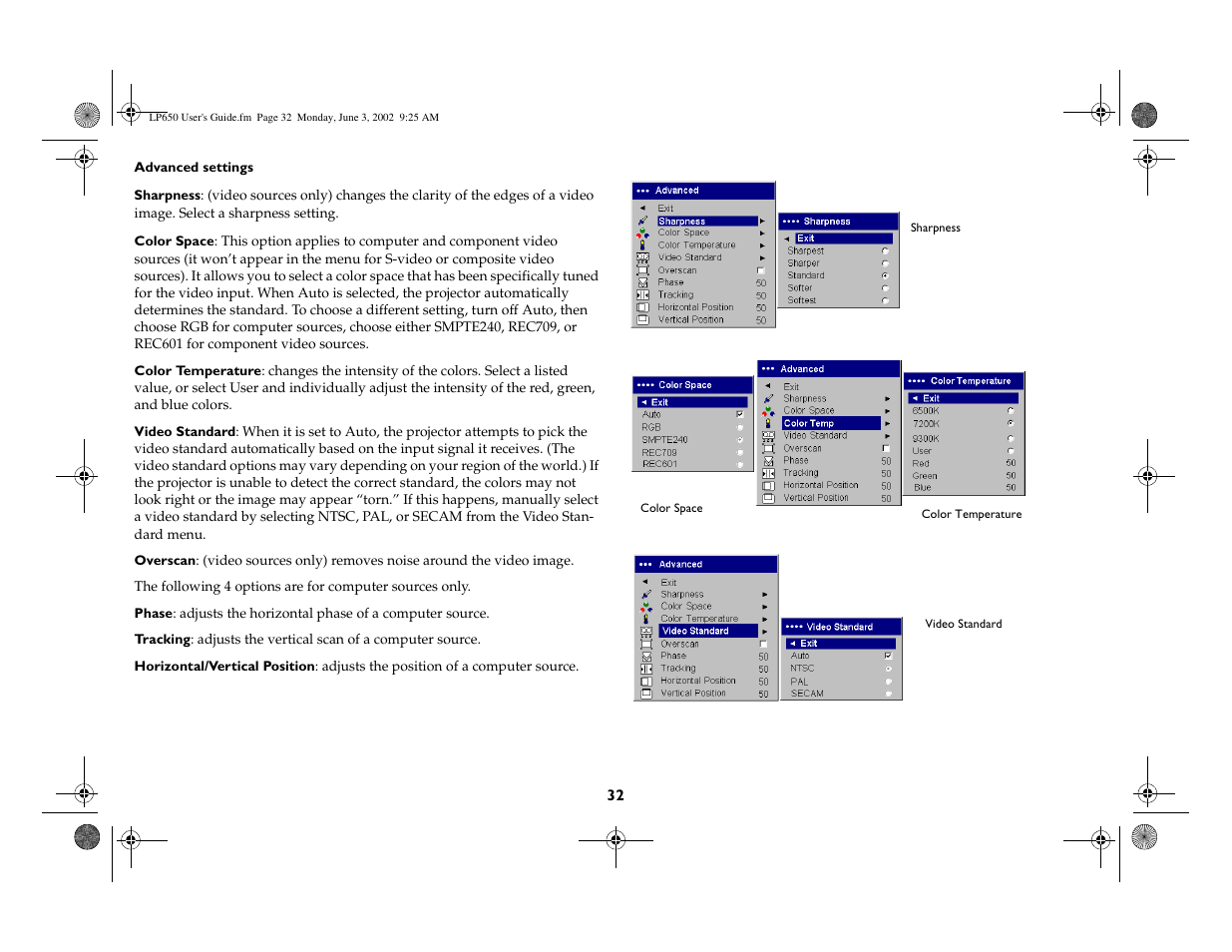 InFocus LP 650 User Manual | Page 33 / 47