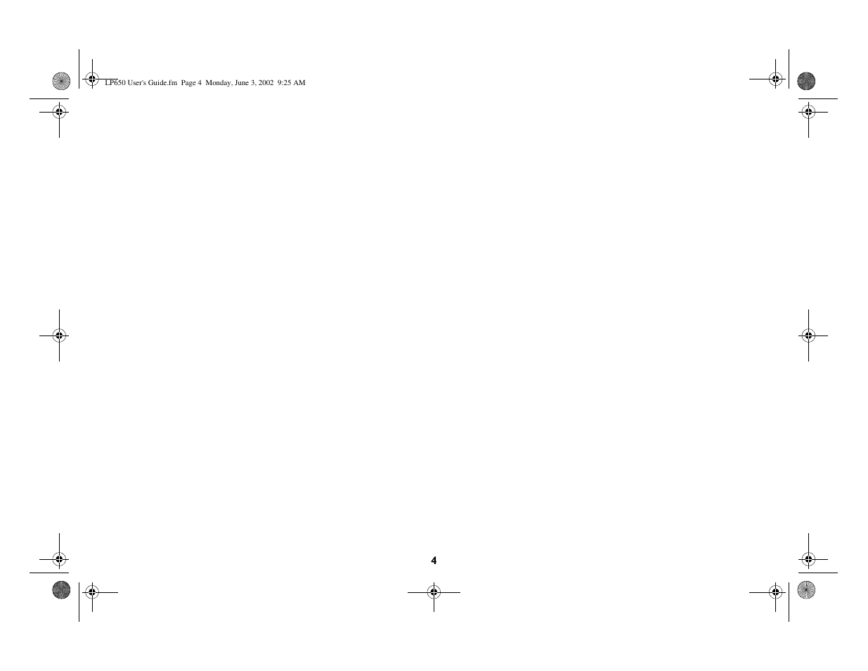 InFocus LP 650 User Manual | Page 5 / 47