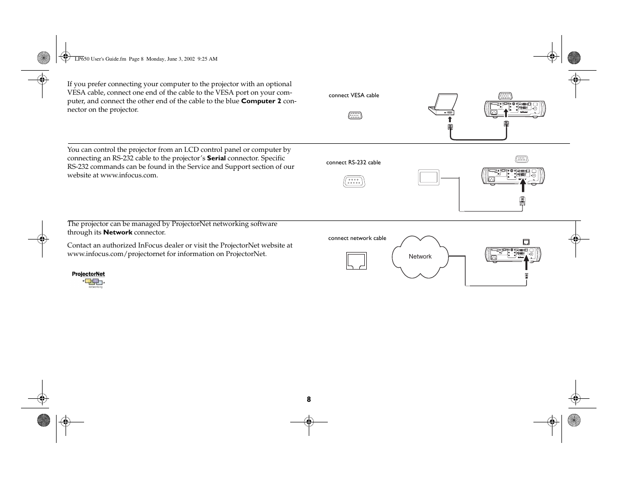 InFocus LP 650 User Manual | Page 9 / 47