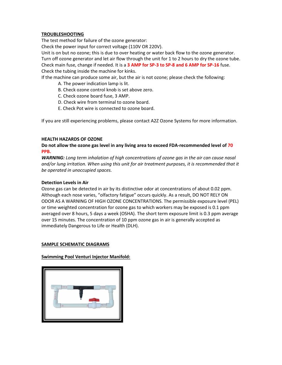 A2Z Ozone SP - Series User Manual | Page 11 / 20