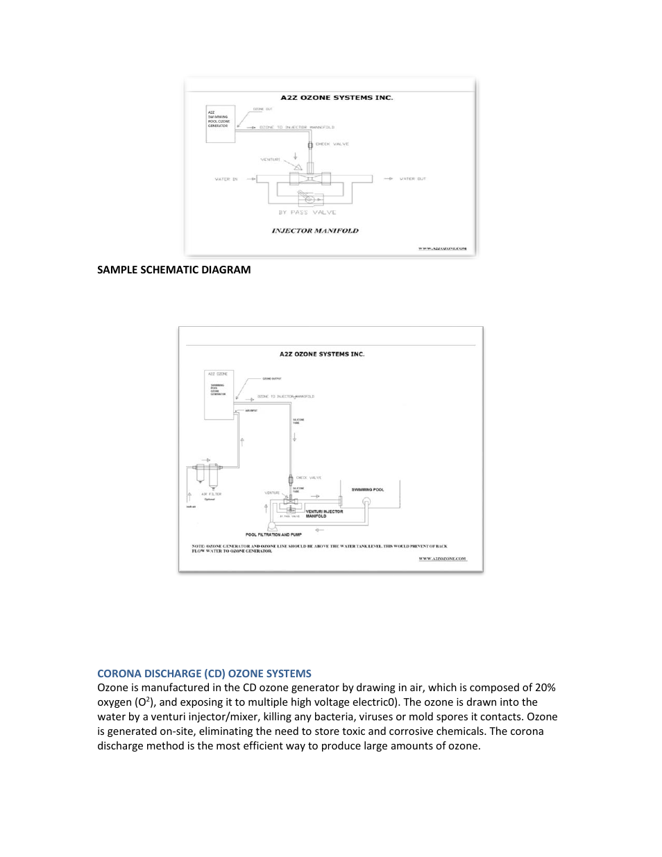 Corona discharge (cd) ozone systems | A2Z Ozone SP - Series User Manual | Page 12 / 20