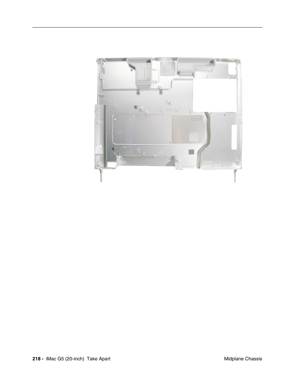 Part location | Apple iMac G5, 20-inch User Manual | Page 220 / 314