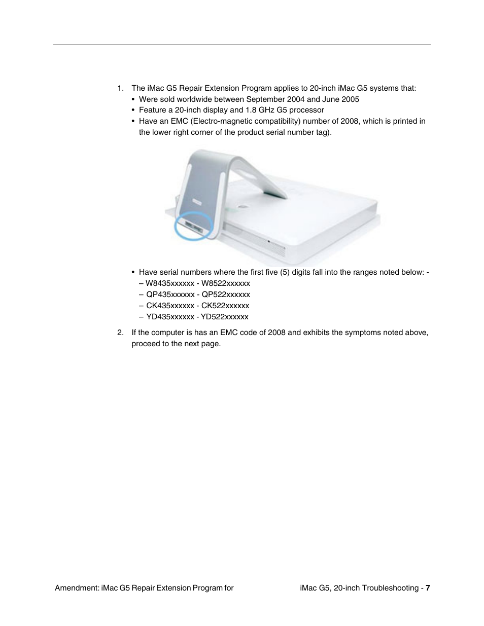 Eligible products | Apple iMac G5, 20-inch User Manual | Page 231 / 314