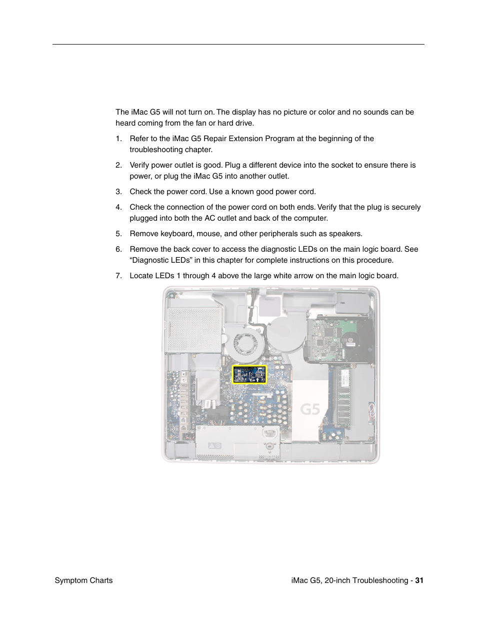 Power issues, No power | Apple iMac G5, 20-inch User Manual | Page 255 / 314