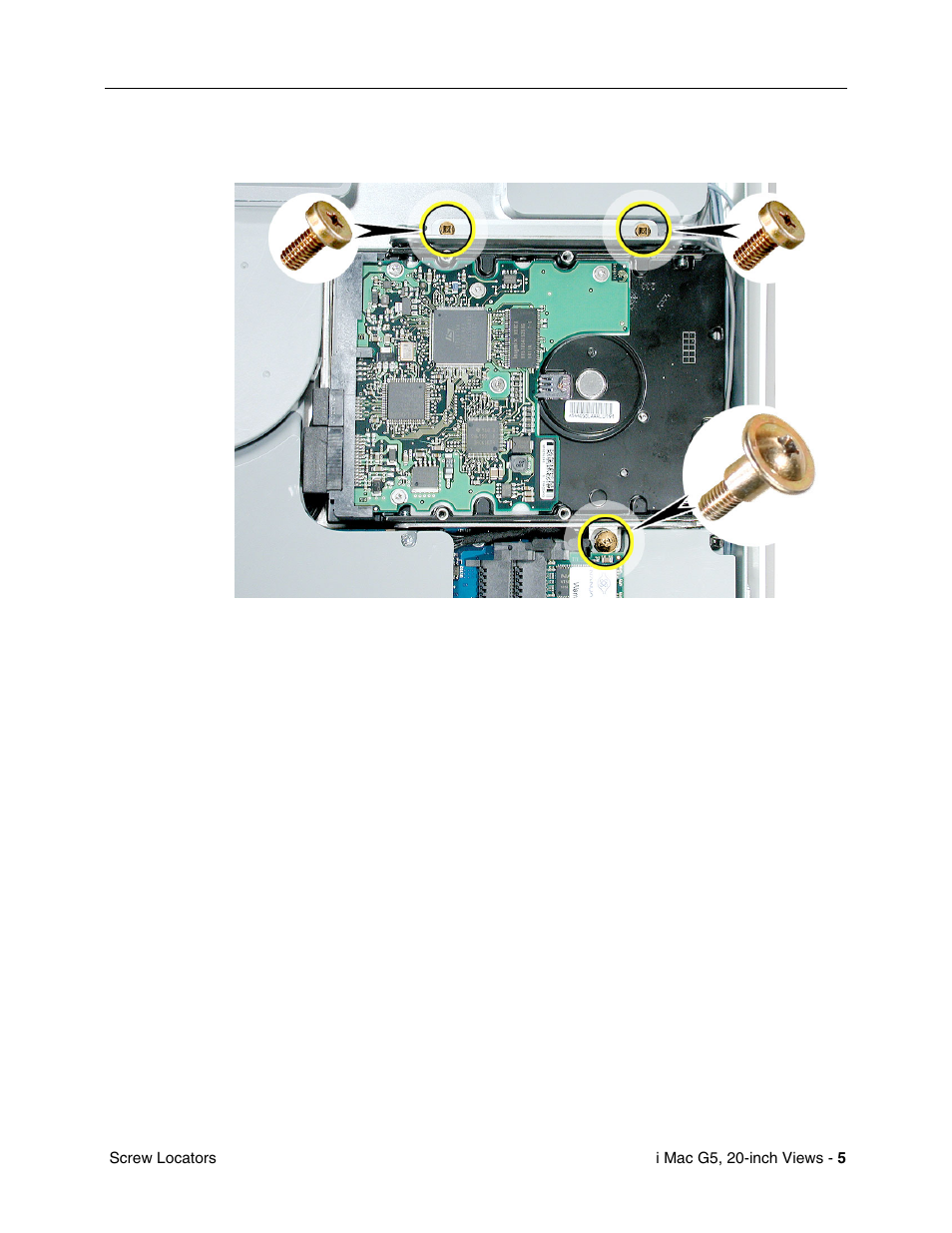 To access the hard drive | Apple iMac G5, 20-inch User Manual | Page 287 / 314