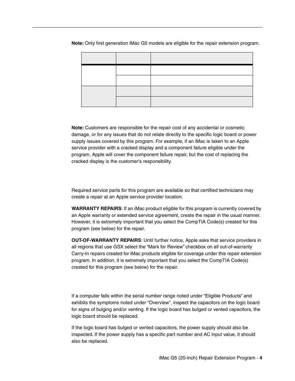 Repair strategy, Troubleshooting | Apple iMac G5, 20-inch User Manual | Page 298 / 314