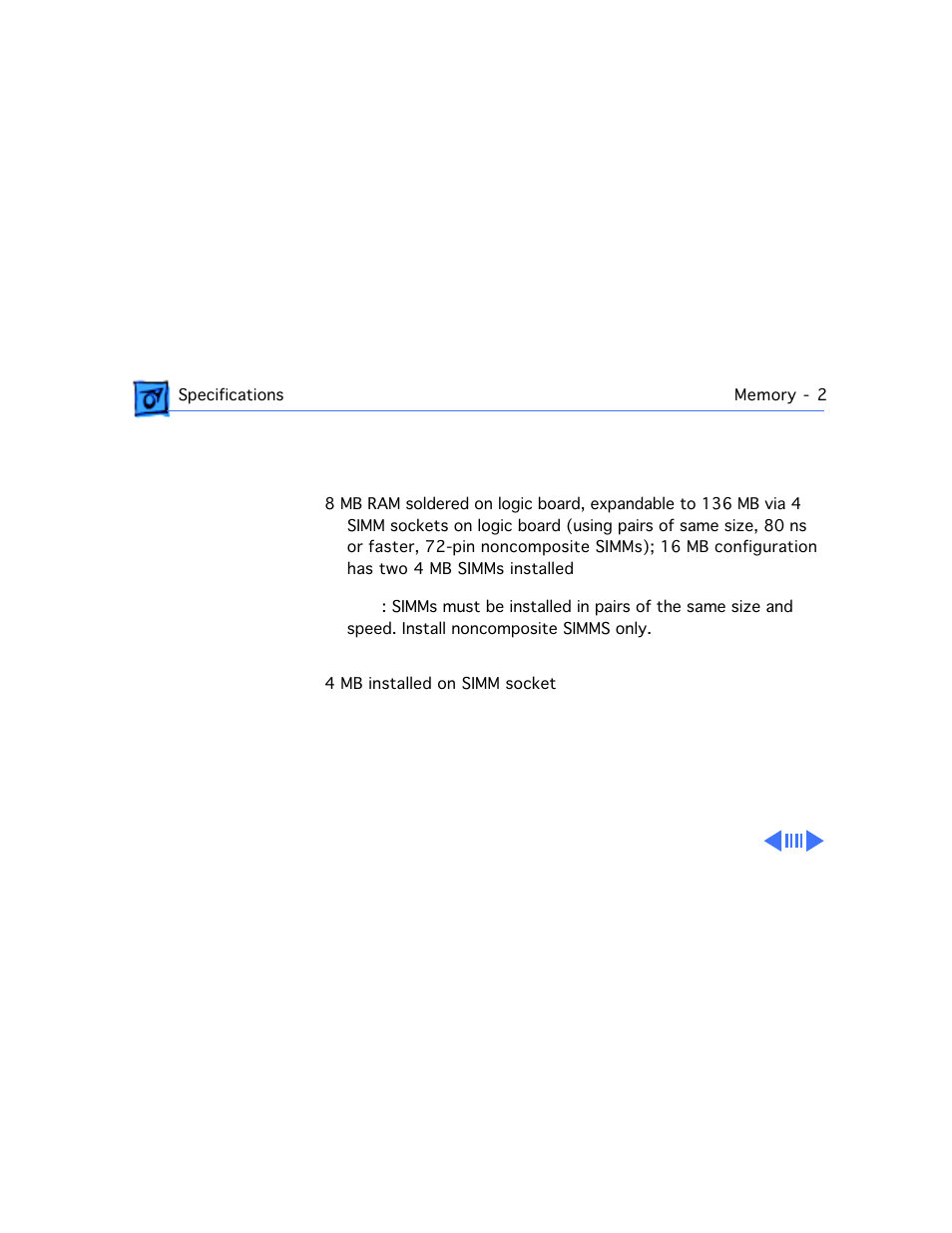 Memory | Apple Power Macintosh 7100/80AV User Manual | Page 21 / 132