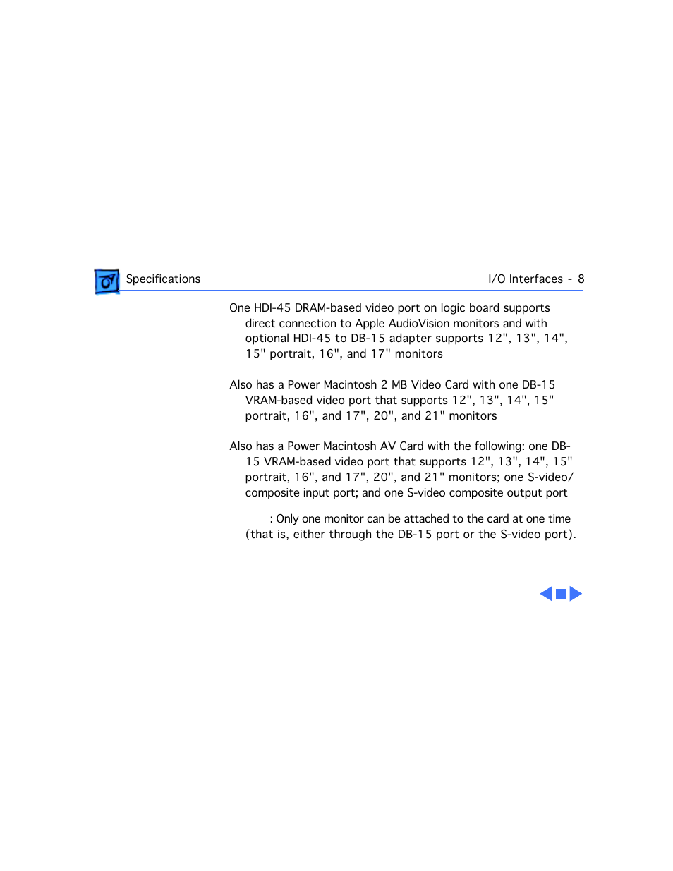 Video, 7100/66av & 7100/ 80av | Apple Power Macintosh 7100/80AV User Manual | Page 27 / 132