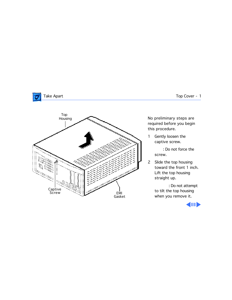 Top cover | Apple Power Macintosh 7100/80AV User Manual | Page 53 / 132