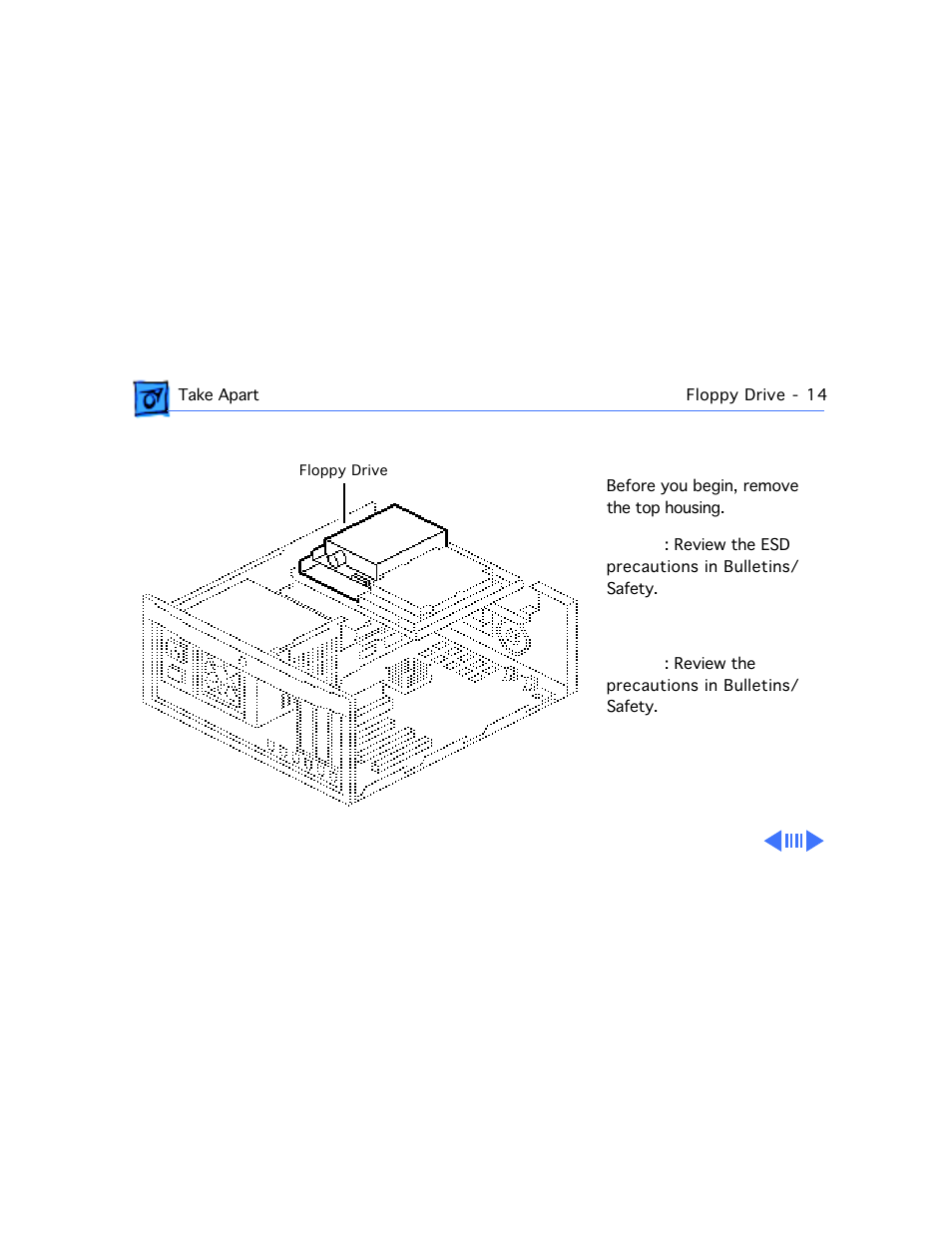 Floppy drive | Apple Power Macintosh 7100/80AV User Manual | Page 66 / 132