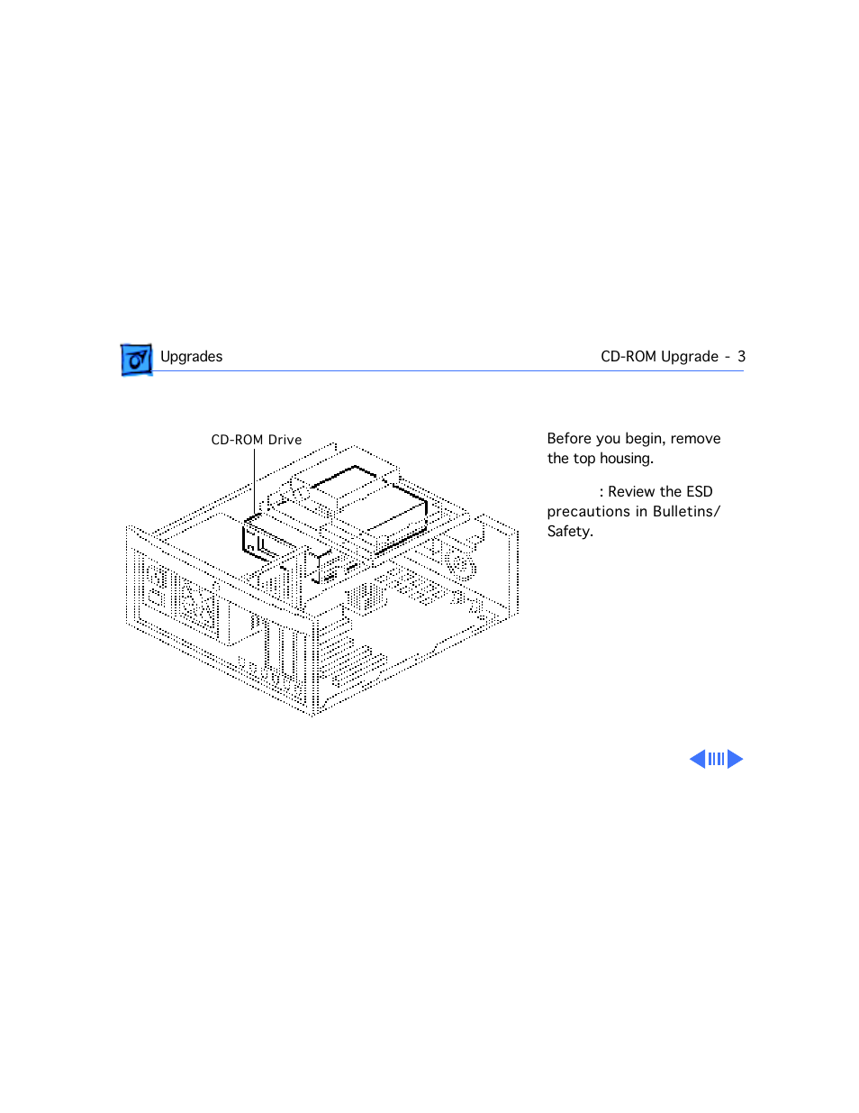 Cd-rom upgrade | Apple Power Macintosh 7100/80AV User Manual | Page 92 / 132