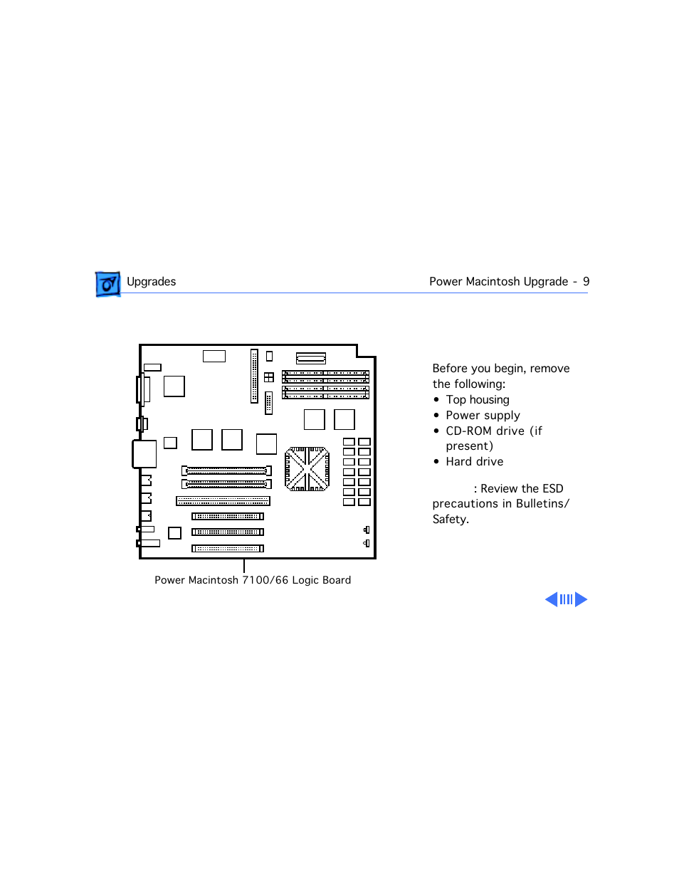 Power macintosh upgrade | Apple Power Macintosh 7100/80AV User Manual | Page 98 / 132