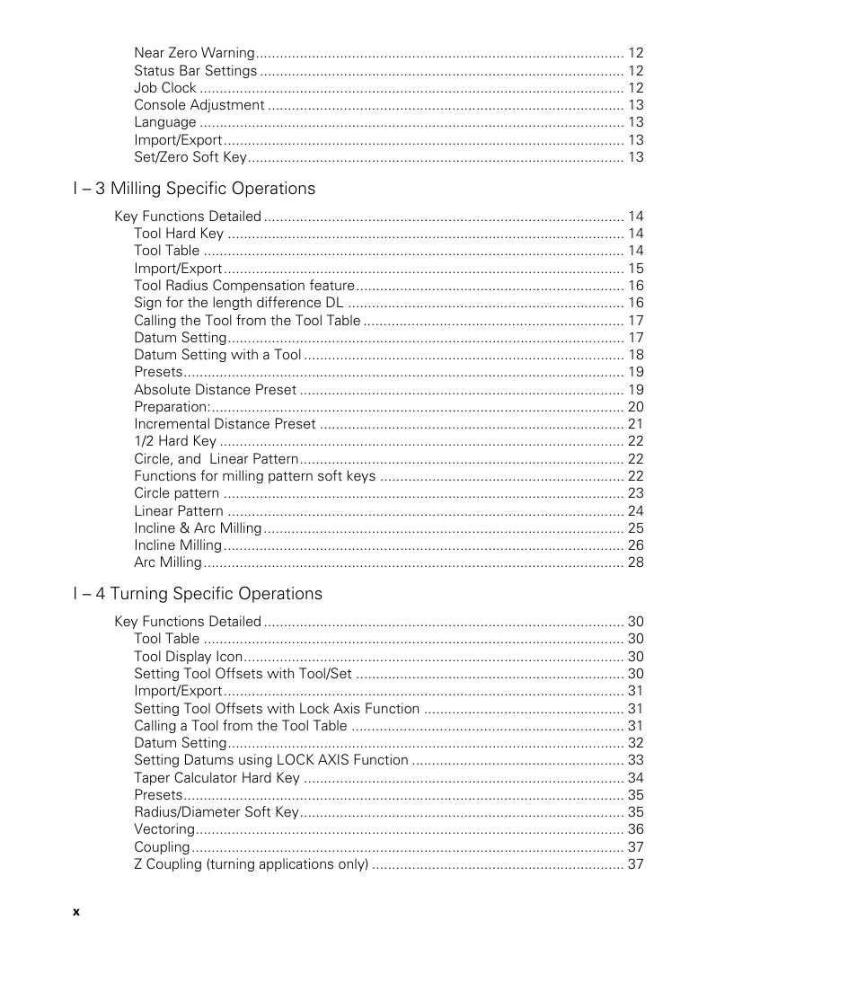 ACU-RITE VUE READOUTS User Manual | Page 10 / 68