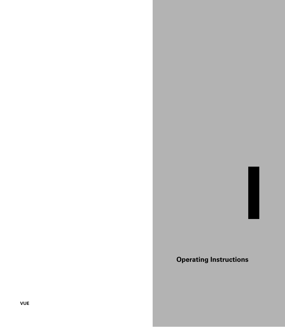 Operating instructions | ACU-RITE VUE READOUTS User Manual | Page 15 / 68