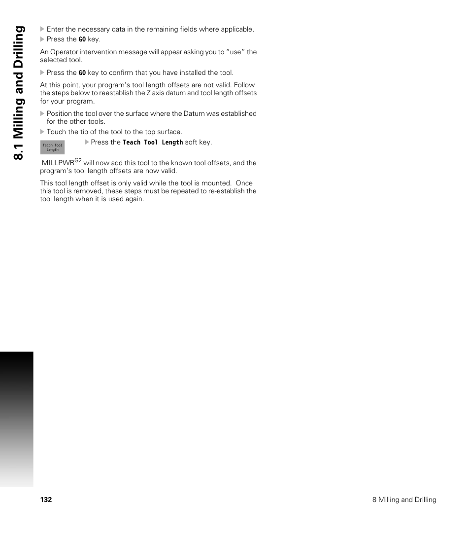 1 milling and dr illing | ACU-RITE MILLPWRG2 User Manual | Page 150 / 214